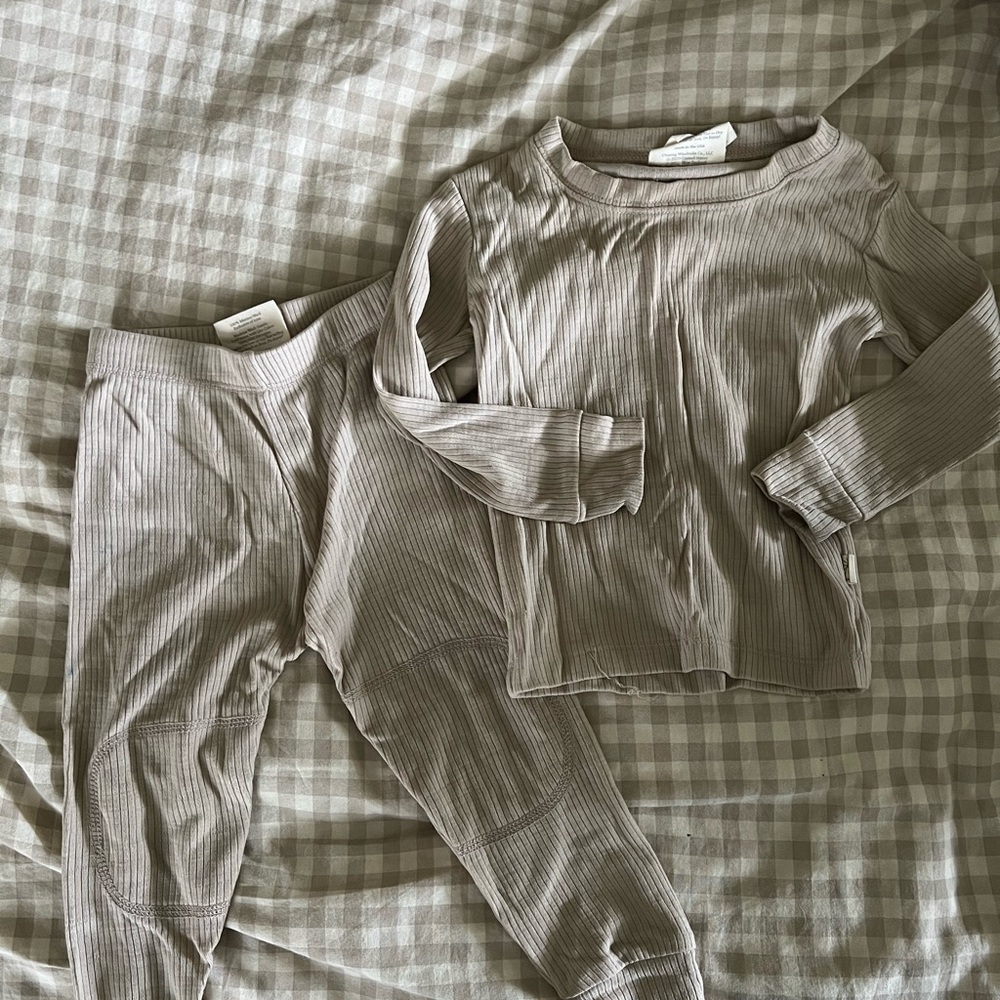 Cream wool base layers